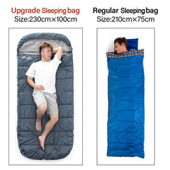 BSWolf Sleeping Bag – Lightweight 3-Season, XL for Hiking & Camping
