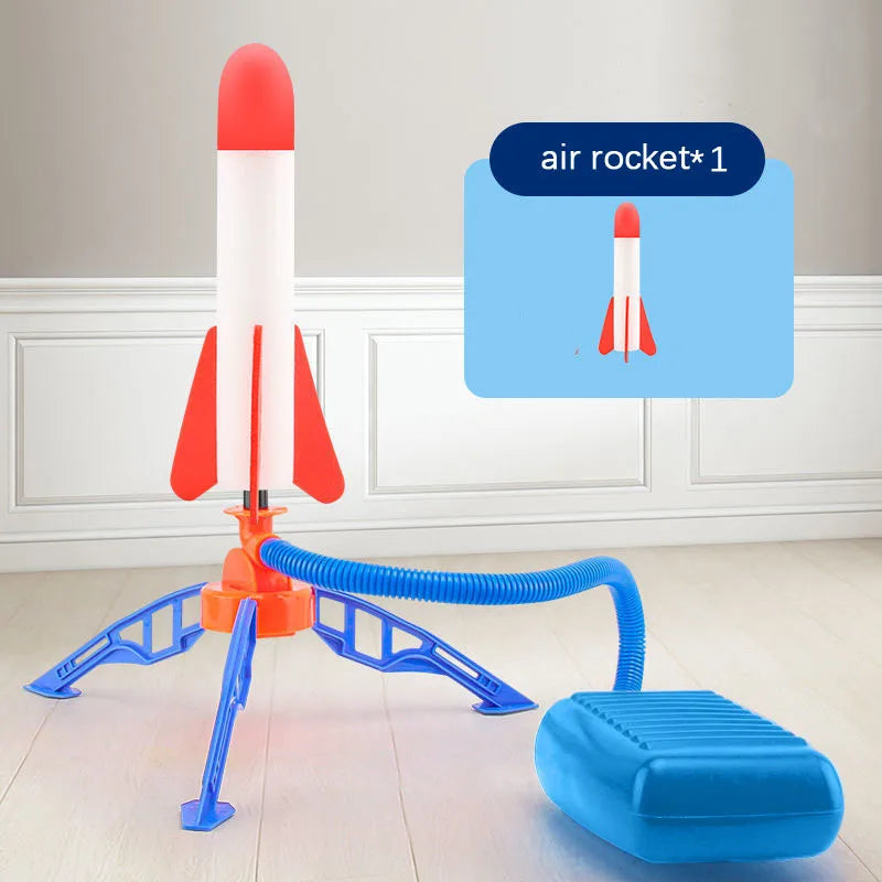 Air Rocket Toy – Foot-Pump Launcher for Kids Outdoor Play