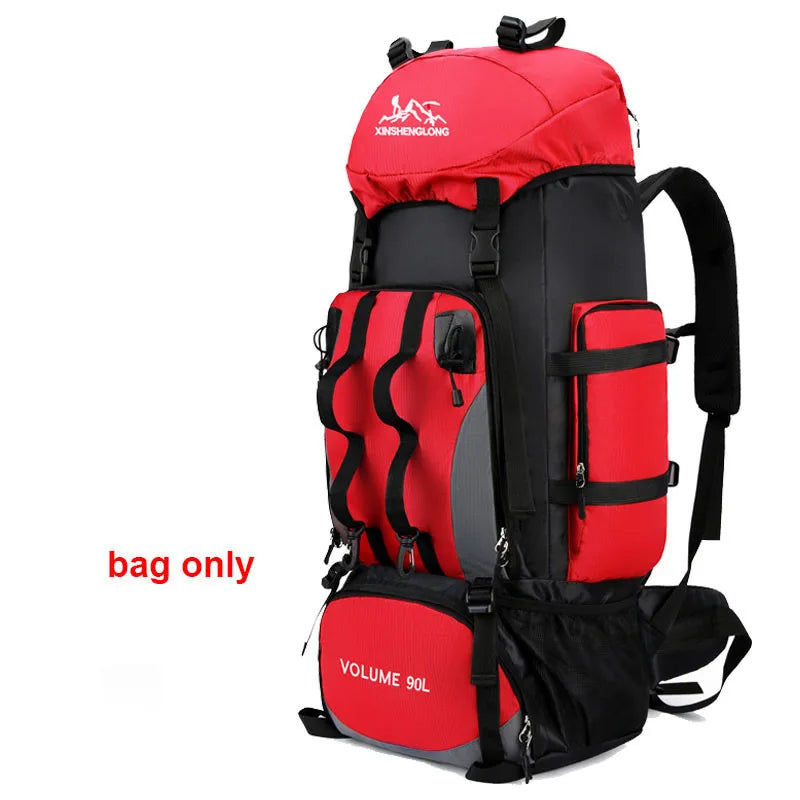 90L Waterproof Hiking Backpack – Large Trekking & Camping Bag