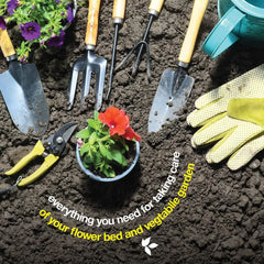 Gardening Tool Set – Kit with Spray Bottle & Storage Bag