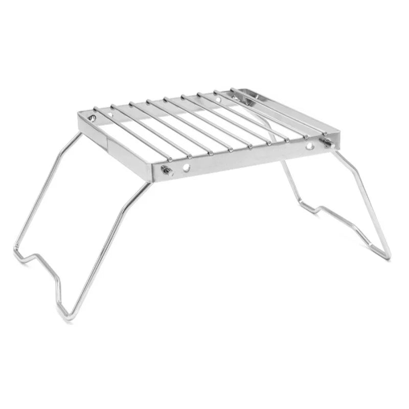 Portable Camping Grill – Foldable Stainless Steel Mini Rack