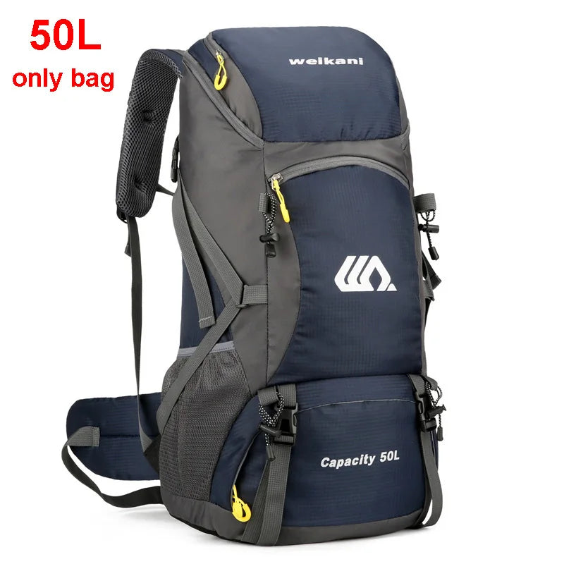 50L Travel Backpack – Waterproof Outdoor Hiking & Climbing Bag