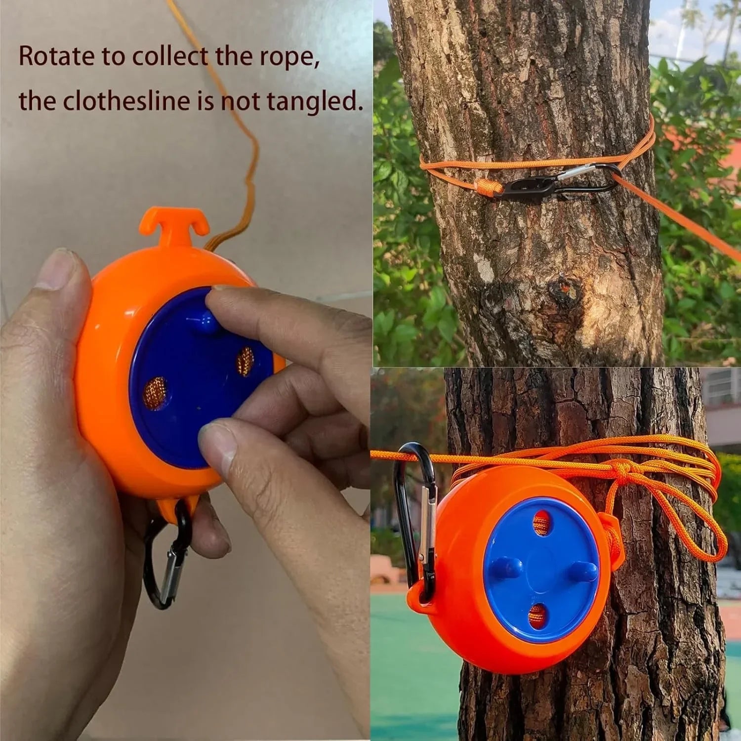 10m Retractable Clothesline – Adjustable Portable Laundry Drying Rope for Indoor & Outdoor Use