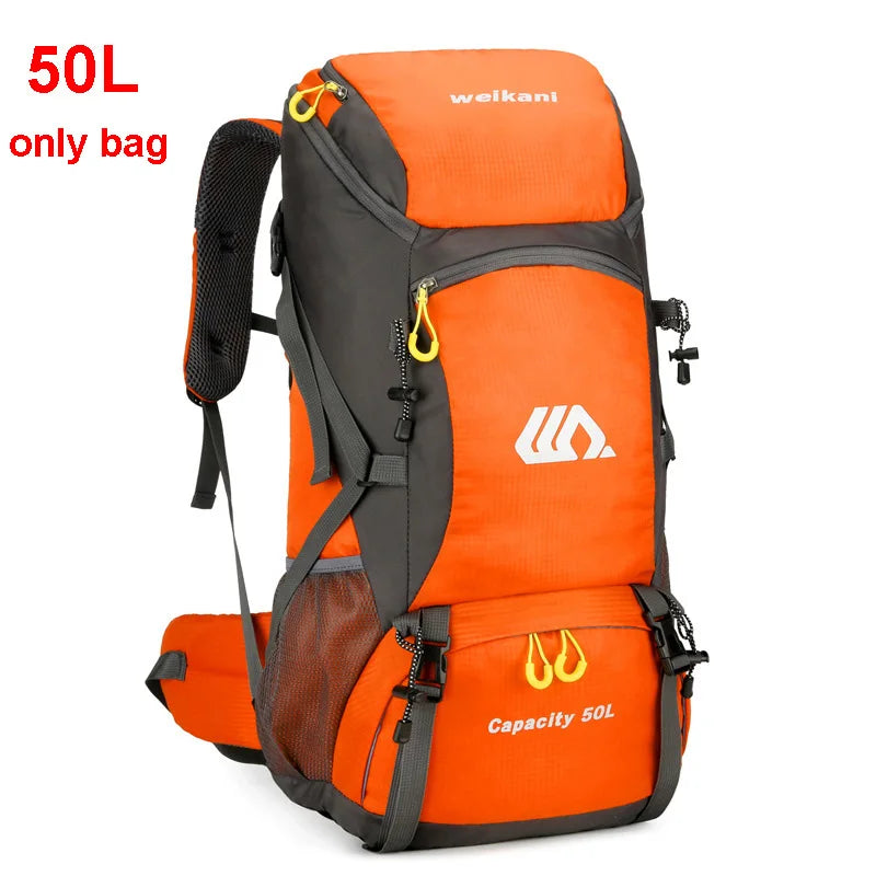 50L Travel Backpack – Waterproof Outdoor Hiking & Climbing Bag