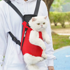 Pet Carrier Backpack – Breathable Travel Bag for Small Dogs & Cats