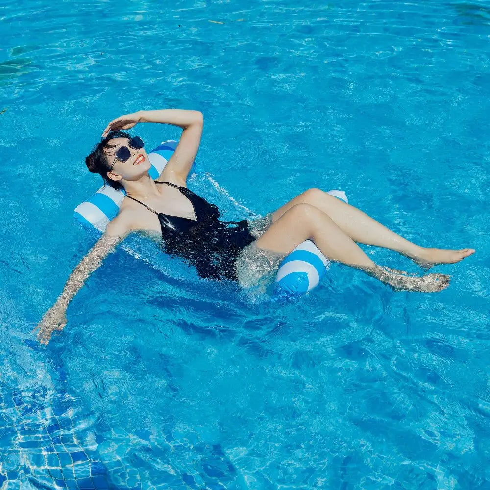 Foldable Water Hammock – Inflatable Floating Lounge Chair