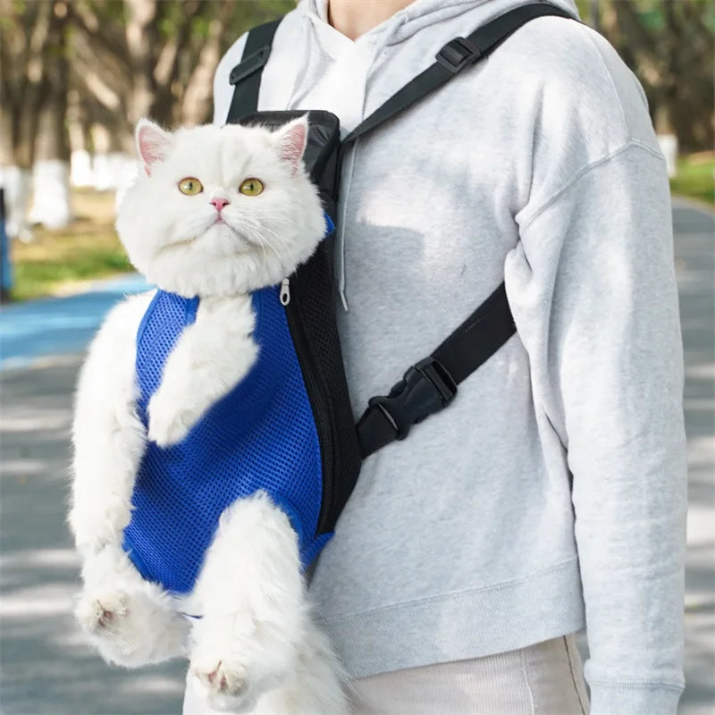 Pet Carrier Backpack – Breathable Travel Bag for Small Dogs & Cats