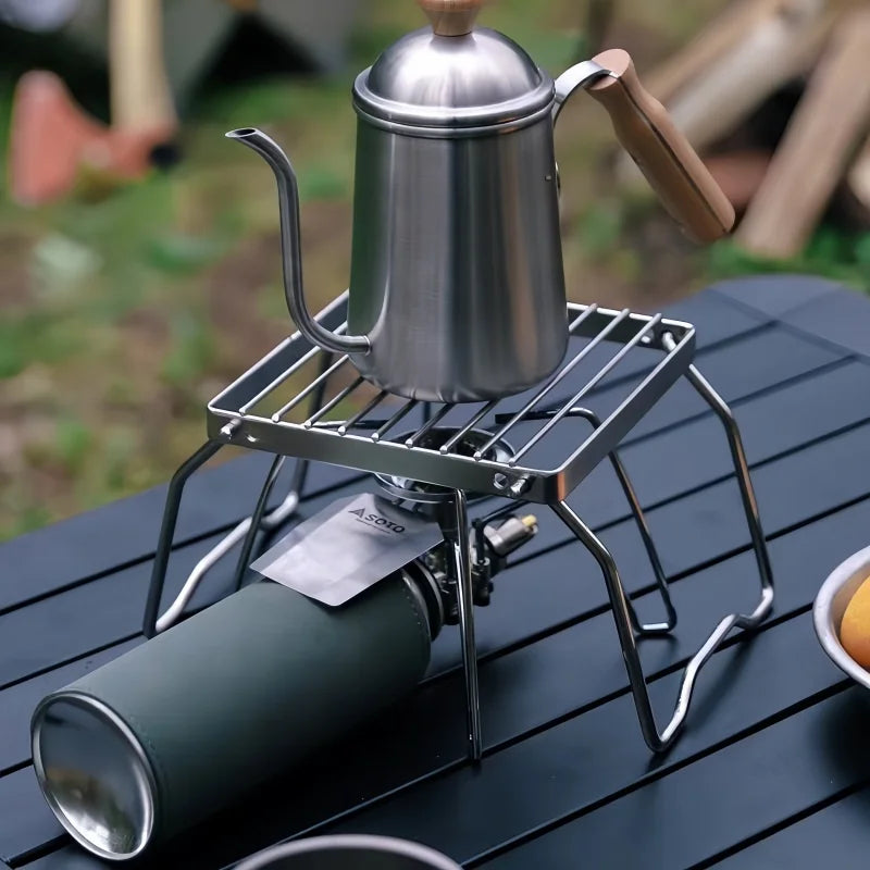Portable Camping Grill – Foldable Stainless Steel Mini Rack