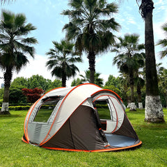 Pop-Up Camping Tent – Waterproof 5–8 Person Easy-Setup Shelter