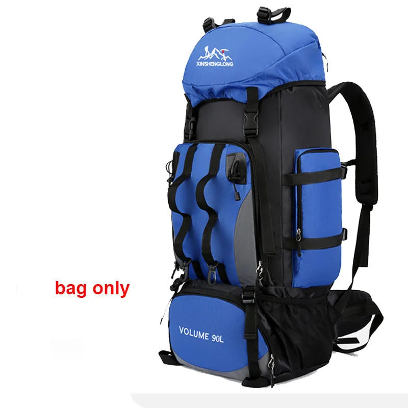 90L Waterproof Hiking Backpack – Large Trekking & Camping Bag