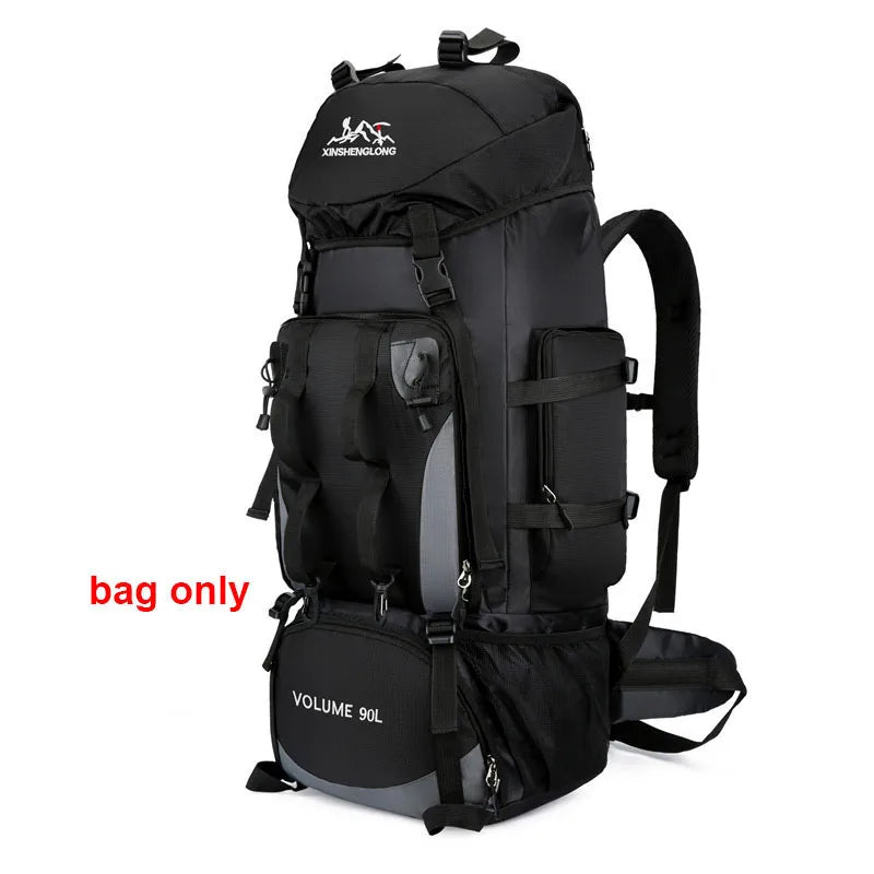 90L Waterproof Hiking Backpack – Large Trekking & Camping Bag