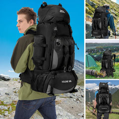 90L Waterproof Hiking Backpack – Large Trekking & Camping Bag