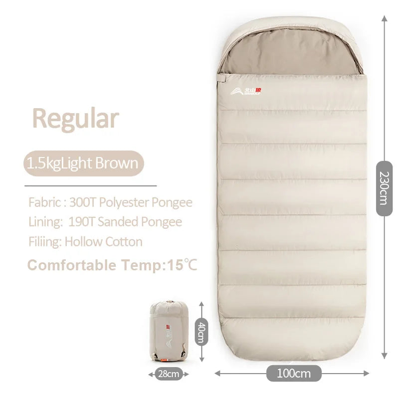 BSWolf Sleeping Bag – Lightweight 3-Season, XL for Hiking & Camping