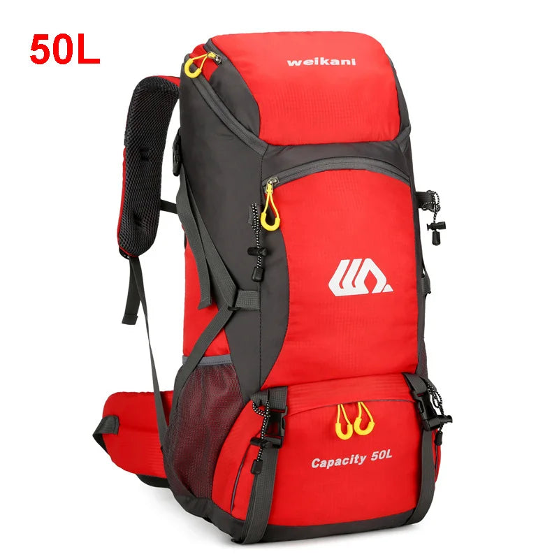 50L Travel Backpack – Waterproof Outdoor Hiking & Climbing Bag