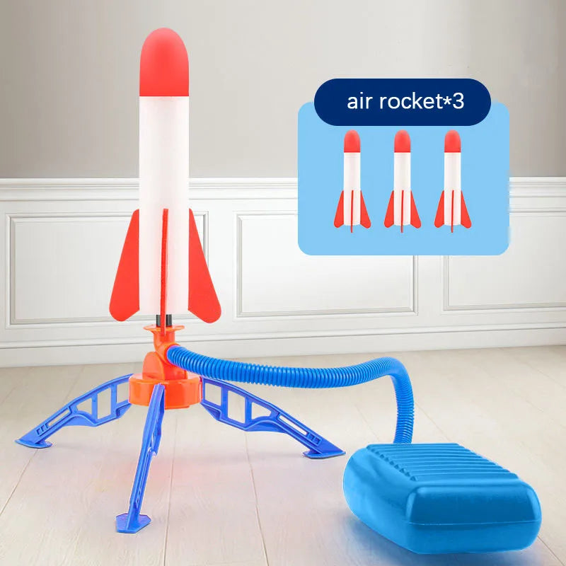 Air Rocket Toy – Foot-Pump Launcher for Kids Outdoor Play