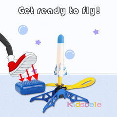 Air Rocket Toy – Foot-Pump Launcher for Kids Outdoor Play