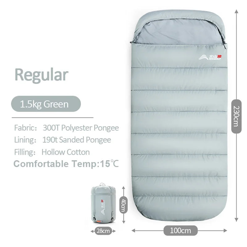 BSWolf Sleeping Bag – Lightweight 3-Season, XL for Hiking & Camping