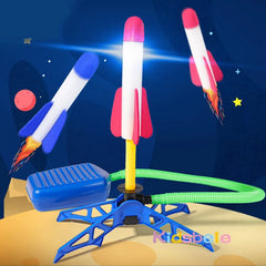 Air Rocket Toy – Foot-Pump Launcher for Kids Outdoor Play