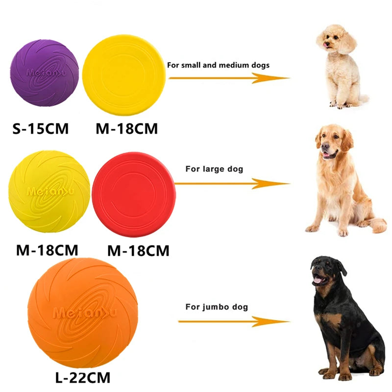 Durable Dog Frisbee Toy – Outdoor Bite-Resistant Training Disc for Pets