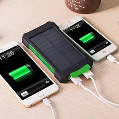200,000mAh Solar Power Bank – Waterproof Fast-Charge Battery with SOS Flashlight for Outdoor & Emergency Use