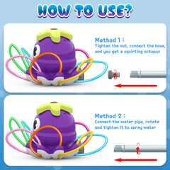 Octopus Water Sprinkler – Garden Splash Toy for Kids
