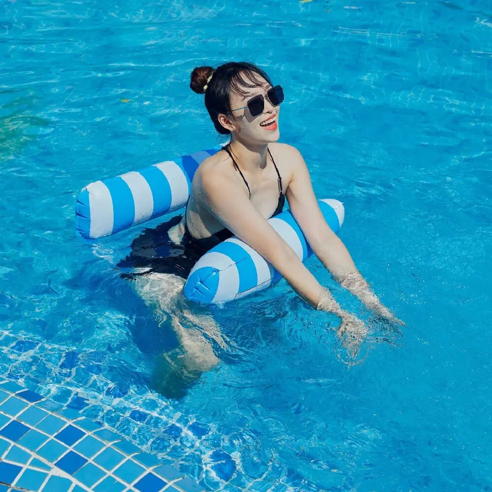 Foldable Water Hammock – Inflatable Floating Lounge Chair