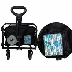 Folding Outdoor Picnic Trolley – Heavy Duty, Large Capacity & Portable Garden Cart