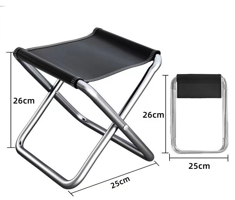 Folding Portable Stool – Ultra-Light Outdoor Chair for Camping, Fishing, Picnic & Travel