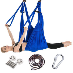 Full Aerial Yoga Hammock Set – Anti-Gravity Swing with Mounting Kit for Home & Gym (2.5 x 1.5m)